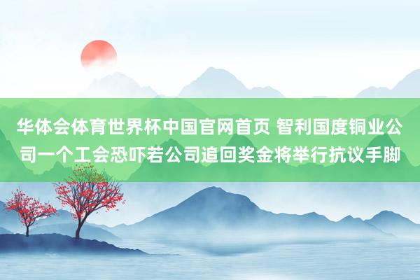 华体会体育世界杯中国官网首页 智利国度铜业公司一个工会恐吓若公司追回奖金将举行抗议手脚