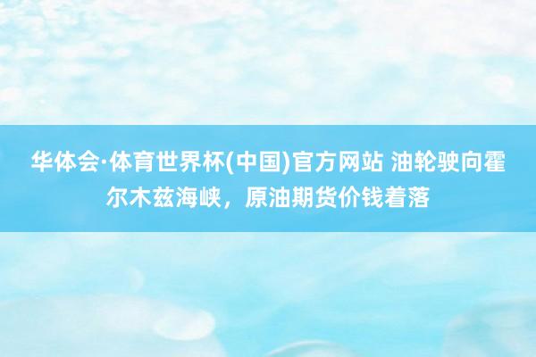 华体会·体育世界杯(中国)官方网站 油轮驶向霍尔木兹海峡，原油期货价钱着落
